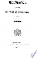 Registro oficial (de la provincia de Buenos Aires).