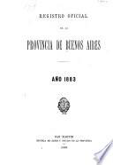 Registro oficial de la provincia de Buenos Aires