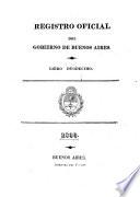 Registro oficial (de la provincia de Buenos Aires).