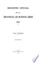 Registro oficial de la provincia de Buenos Aires