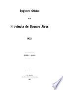 Registro oficial de la provincia de Buenos Aires