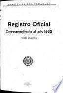 Registro oficial de la República del Paraguay ...