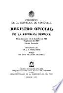 Registro oficial de la República Peruana