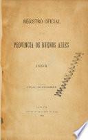 Registro Oficial del Goberno de Buenos Aires