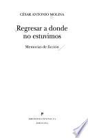 Regresar a donde no estuvimos