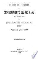 Relación de la jornada y descubrimiento del Río Manu