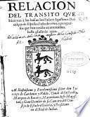 Relacion del transito que hizieron a las Indias los padres Agustinos Descalços de España el año de 1605. y progressos que han tenido entrambas, hasta el año de 1630