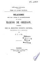 Relaciones de la vida y aventuras del escudero Marcos de Obregón