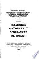 Relaciones históricas y geográficas de Manabí