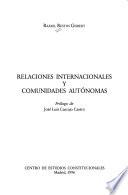 Relaciones internacionales y comunidades autónomas