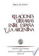 Relaciones literarias entre España y la Argentina