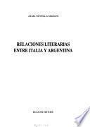Relaciones literarias entre Italia y Argentina