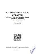 Relativismo cultural y filosofía