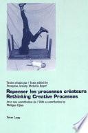 Repenser Les Processus Créateurs