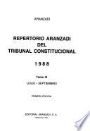Repertorio Aranzadi del Tribunal Constitucional
