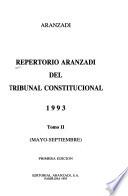 Repertorio Aranzadi del Tribunal Constitucional