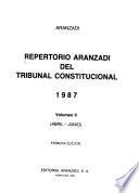 Repertorio Aranzadi del Tribunal Constitucional