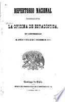 Repertorio nacional formado por la oficina de estadistica