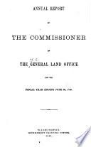 Report from the Acting Secretary of the Treasury, Communicating the Annual Report of the Commissioner of the General Land Office