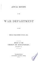 Report of the Chief of Engineers U.S. Army