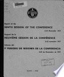 Report of the Conference of FAO.