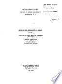 Report of the Subcommittee on Mexico of the Committee on Latin American Geography, 1948-1949