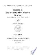 Report of the Twenty-first Session, Norden
