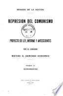 Represión del comunismo