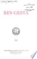 Res gesta
