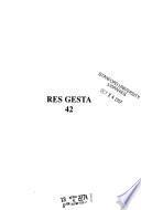 Res gesta
