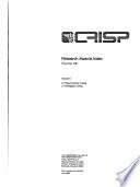 Research Awards Index