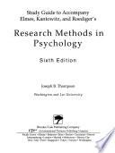 Research Methods in Psychology