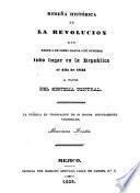 Reseña histórica de la revolución