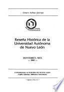 Reseña histórica de la Universidad Autónoma de Nuevo León
