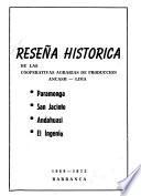 Reseña histórica de las cooperativas agrarias de producción Ancash-Lima