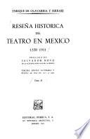 Reseña histórica del teatro en México, 1538-1911