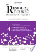 Residuos orgánicos en la restauración/rehabilitación de suelos degradados III.4