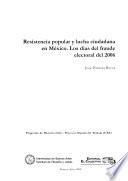 Resistencia popular y lucha ciudadana en México