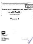 Resource Investments Landfill Facility, Pierce County