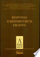 Responsa Iurisperitorum Digesta, vol. I