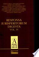Responsa Iurisperitorum Digesta, vol. IV