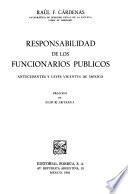 Responsabilidad de los funcionarios públicos