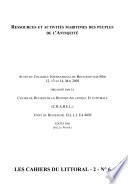 Ressources et activités maritimes des peuples de l'antiquité