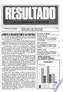 Resultado de la economía Argentina