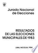 Resultados de las elecciones municipales de 1983