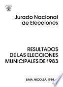 Resultados de las elecciones municipales de 1983