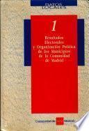 Resultados electorales y organización política de los municipios de la Comunidad de Madrid