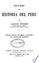 Resumen de historia del Perú