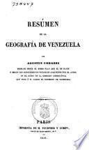Resúmen de la geografía de Venezuela