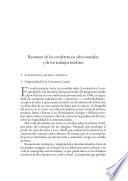 Resumen de las conferencias seleccionadas y de los trabajos inéditos